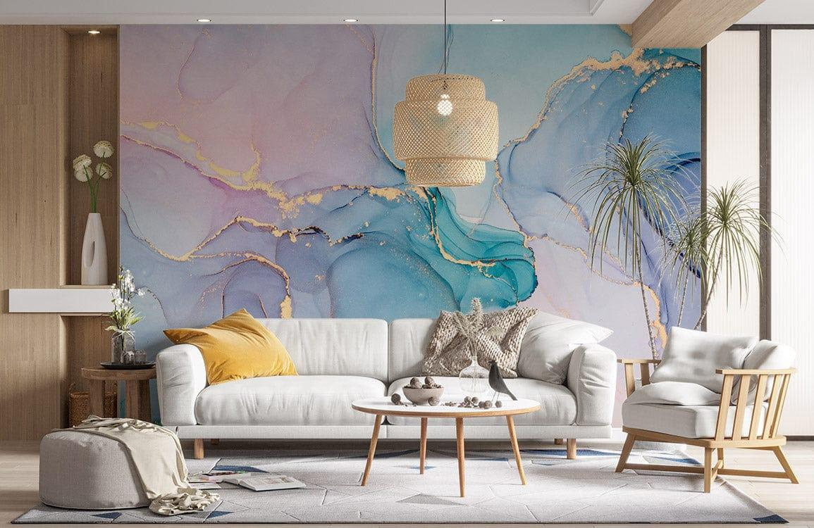 Pastel Geode mural by Lavish Exclusives