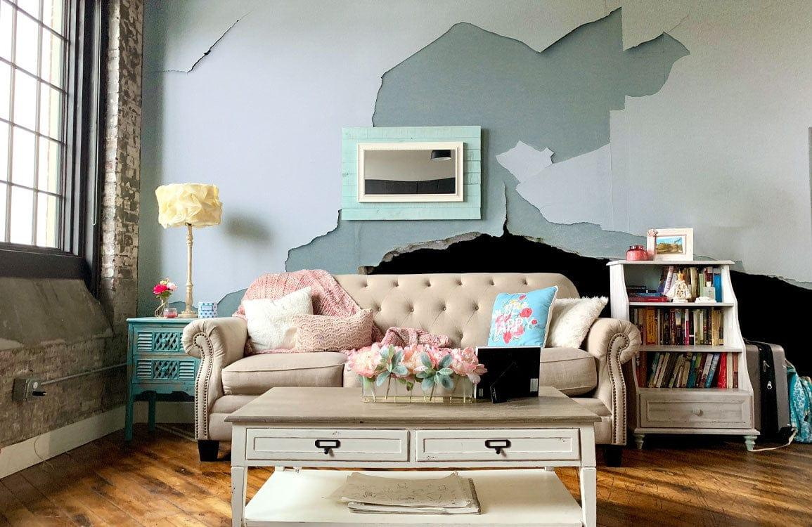 Faded Mint mural by Lavish Exclusives