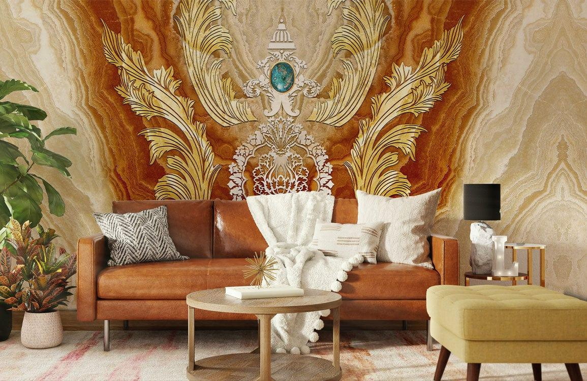 Baroque Plume mural by Lavish Exclusives