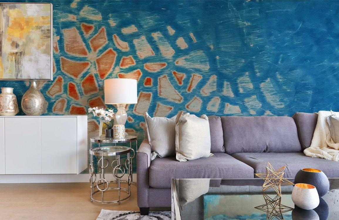 Azure Mosaic mural by Lavish Exclusives
