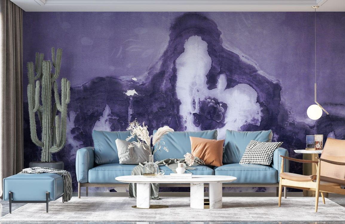 Amethyst Smoke mural by Lavish Exclusives