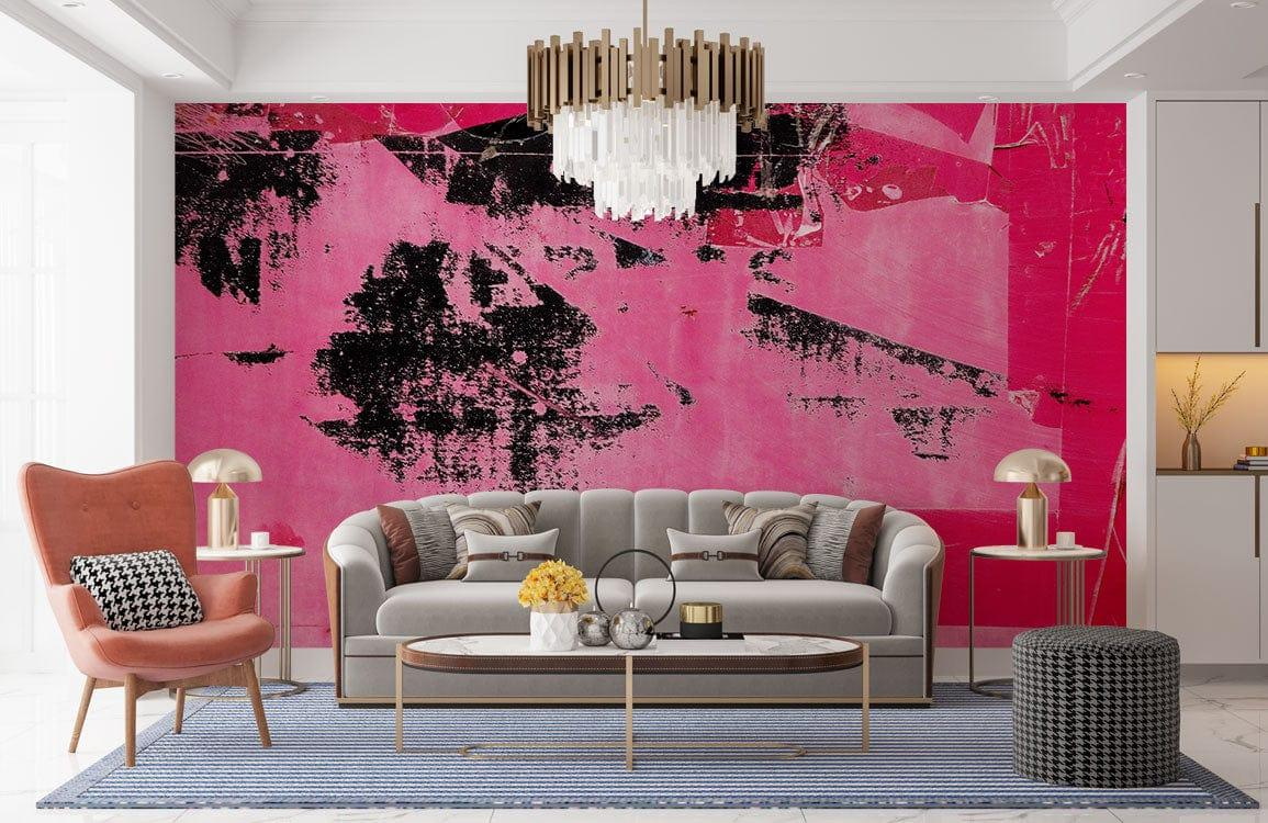 Magenta Statement mural by Lavish Exclusives