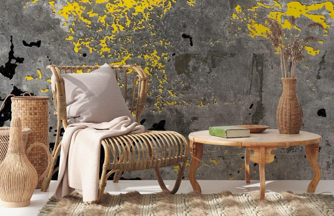 Citrine Concrete mural by Lavish Exclusives